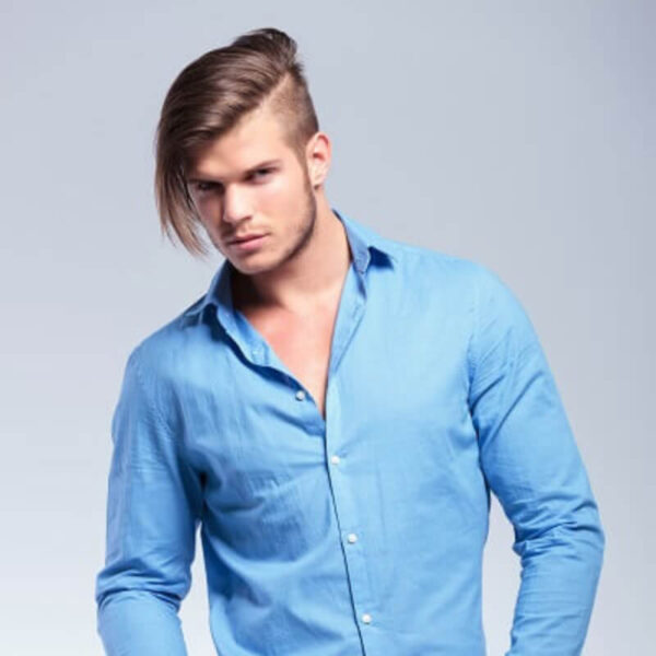40512 7169 blue men shirt